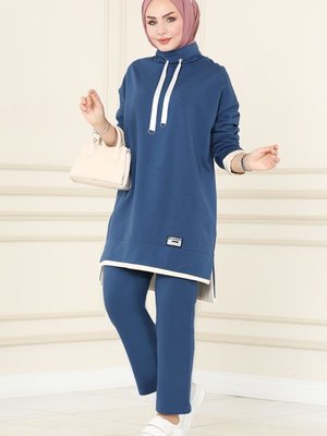 İndigo Arma Detaylı Spor Takım İndigo Arma Detaylı Spor Takım