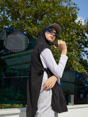 Hijab Sport Sweat. Siyah