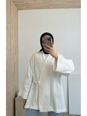 Evan Yandan Bağlamalı Ceket