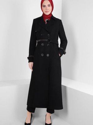 Taşlı Kemerli Manto