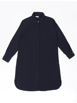 Basic Patı Gizli Tunik Lacivert