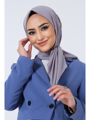 Koyu Gri Asya Eşarp