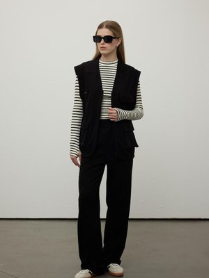 Cepli Rahat Yelek Siyah