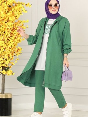 Yeşil Baskılı Üçlü Spor Takım