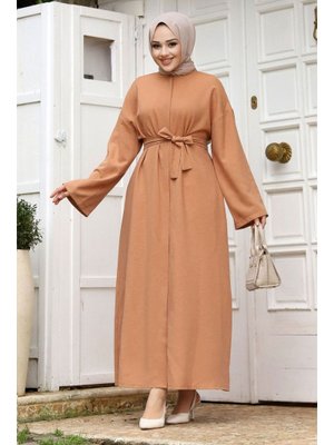 Taba Yarasa Kol Beli Kuşaklı Ferace