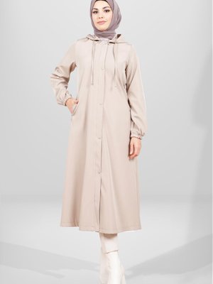 Bej Kapüşonlu Yağmurluk Bej Kapüşonlu Yağmurluk