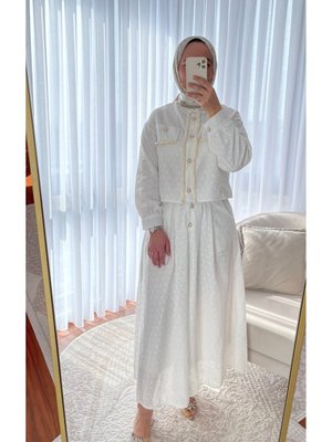 Zerrin Brodeli Fisto Etekli Alt Üst Takım