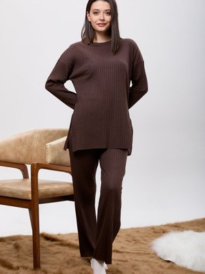 Kahve Tunik Pantolon Kahve Tunik Pantolon