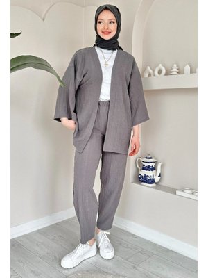 Vania Antrasit Kimono Takım