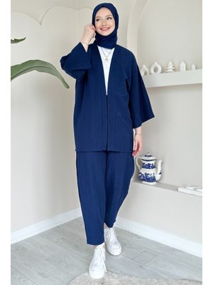 Vania Saks Mavisi Kimono Takım