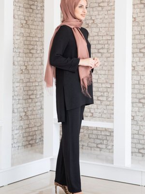 Siyah Aerobin Kumaş Ayda Takım