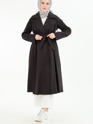 Trend Yeni Sezon Yazlık Trençkot Oversize/geniş Kalıp Kadı Kap/ferace