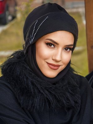 Siyah Hazır Türban