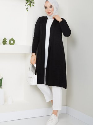 Cepli Salaş Hırka Siyah