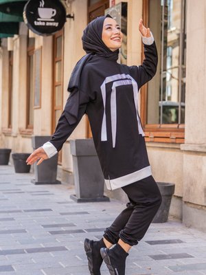 Siyah Tunik Pantolon