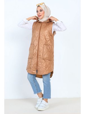 Taba Fermuarlı Yelek