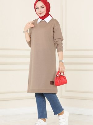 Vizyon Arma Detaylı Basic Tunik Vizyon Arma Detaylı Basic Tunik