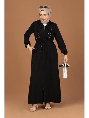 Siyah Beli Tünelli Ferace Siyah Beli Tünelli Ferace