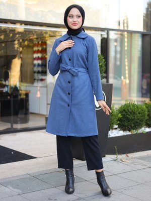 Kap / Pardesü Dark İndigo