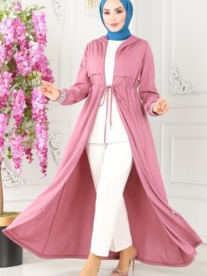 Gül Kurusu Ribana Detaylı Spor Ferace