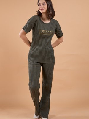 Hakı Pijama Takımı