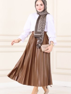 Koyu Vizyon Piliseli Etek Koyu Vizyon Piliseli Etek