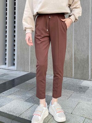 Bel Lastikli Kalem Pantolon