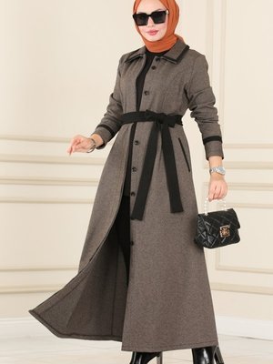 Vizyon Kemerli Kışlık Ferace Vizyon Kemerli Kışlık Ferace