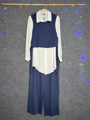 Triko Tunik 3'lü Takım (pantolon,gömlek,yelek)