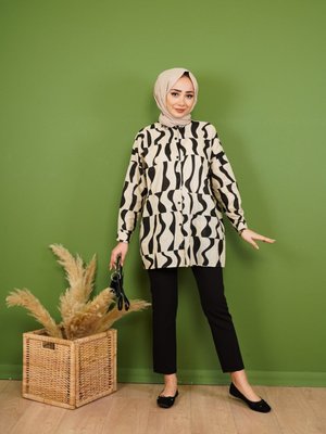 Dalga Desen Gömlek Dalga Desen Gömlek