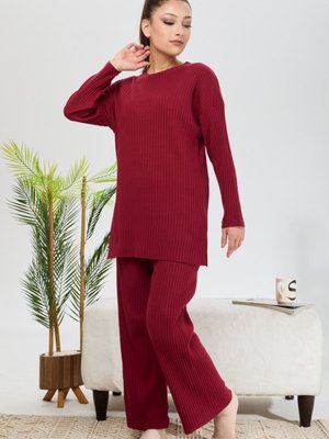 Bordo Tunik Pantolon Bordo Tunik Pantolon