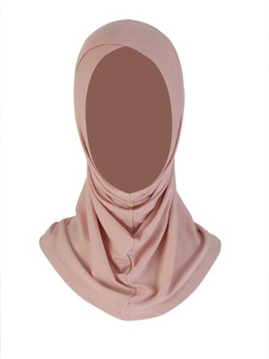 Pudra Çapraz Çocuk Türbanı