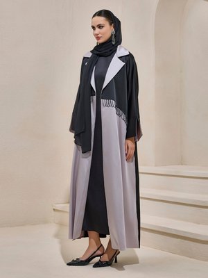 Elegant Abaya Siyah Vizon