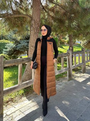 Kışlık Kapitone Şişme Elyaf Dolum Yelek Kışlık Kapitone Şişme Elyaf Dolum Yelek