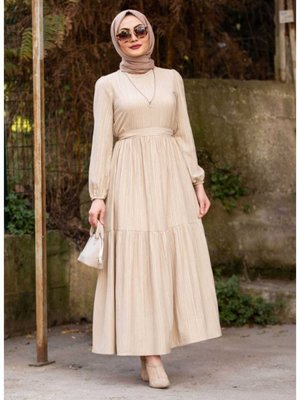 Diva Pamuk Krep Elbise