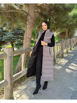 Uzun Kışlık Cm Kapitone Şişme Yelek Uzun Kışlık Cm Kapitone Şişme Yelek