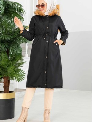 Tünel Kemerli Tesettür Mont