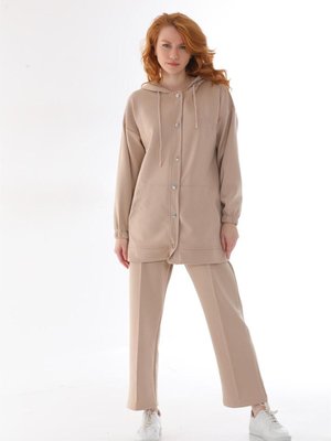 Vizon Alt Üst Takım Ceket Bol Paça Pantolon