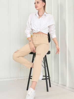 Bej Gabardin Pantolon Bej Gabardin Pantolon