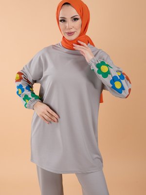 Grı Tunik Pantolon Grı Tunik Pantolon