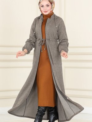 Vizyon Beli Tünelli Kışlık Ferace Vizyon Beli Tünelli Kışlık Ferace