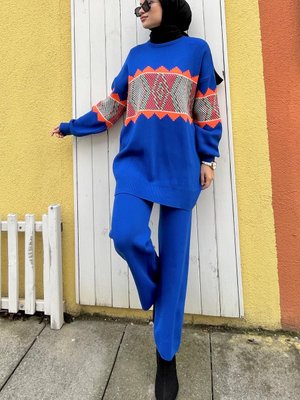 Saks Triko Tunik Pantolon