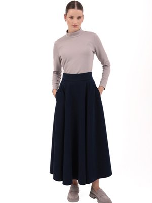 Kaşe Punto Detaylı Etek