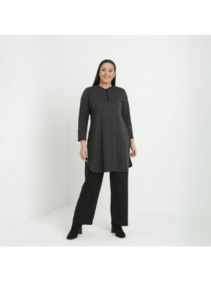 Kazayağı Desen Büyük Beden İkili Takım 2692k Kazayağı Desen Büyük Beden İkili Takım 2692k