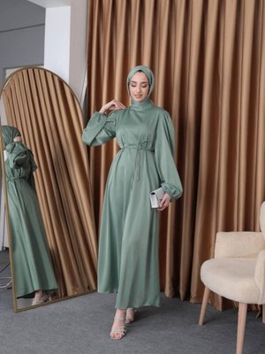 Kuşaklı Abiye Elbise Kuşaklı Abiye Elbise