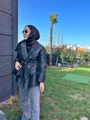 Antrasit Tafta Ceket