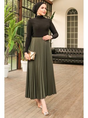 Haki Laris Piliseli Etek