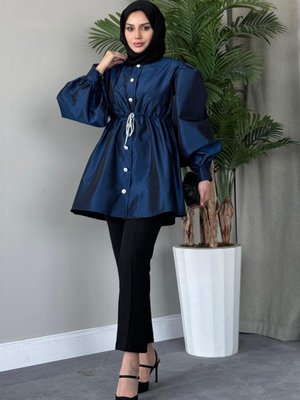 Mihrimah Taşlı Ceket Lacivert Mihrimah Taşlı Ceket Lacivert