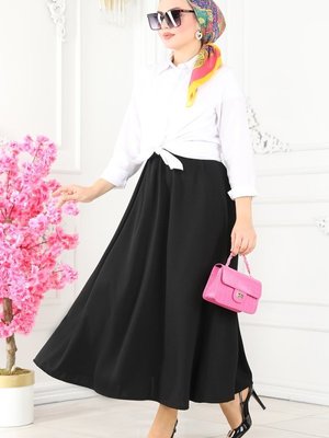 Siyah Mevlana Scuba Etek Siyah Mevlana Scuba Etek