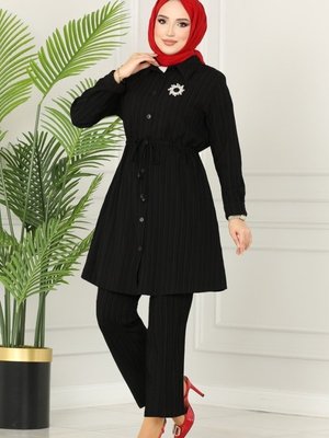 Siyah Beli Tünelli Krinkıl Takım